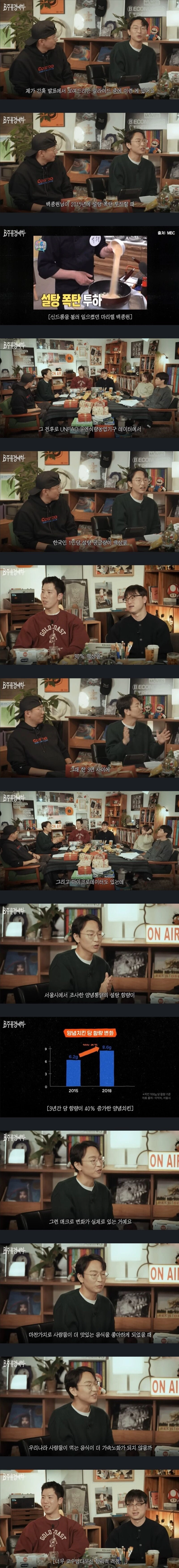 설탕 섭취량이 급증한 계기 | 인스티즈