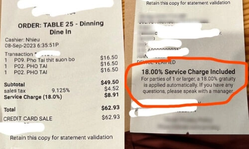 Pick] 영수증에 '팁 18% 자동 적용됨'…'팁의 나라' 미국도 분노 폭발