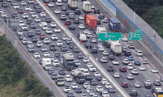 추석 귀성길 4·6일 가장 혼잡…귀경길, 추석 당일 차량정체 절정 | 중앙일보