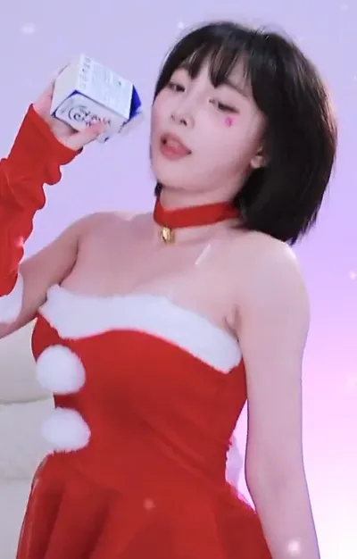 ㅇㅎ) 크리스마스에 산타복 입은 강인경 미드 수준