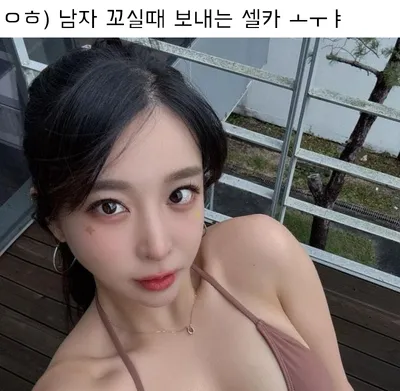ㅇㅎ) 남자 꼬실때 보내는 셀카 ㅗㅜㅑ