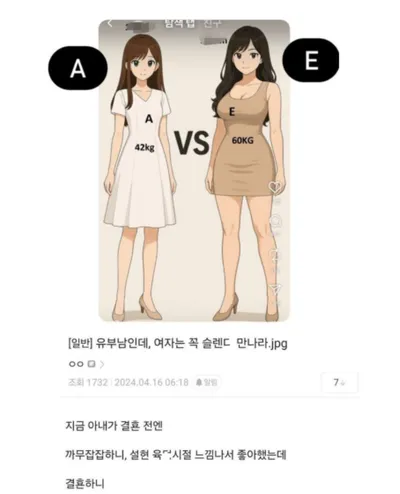 왼쪽이랑 결혼해야 하는 이유
